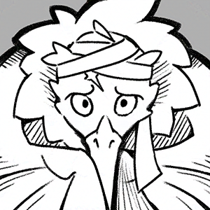 anxious bird